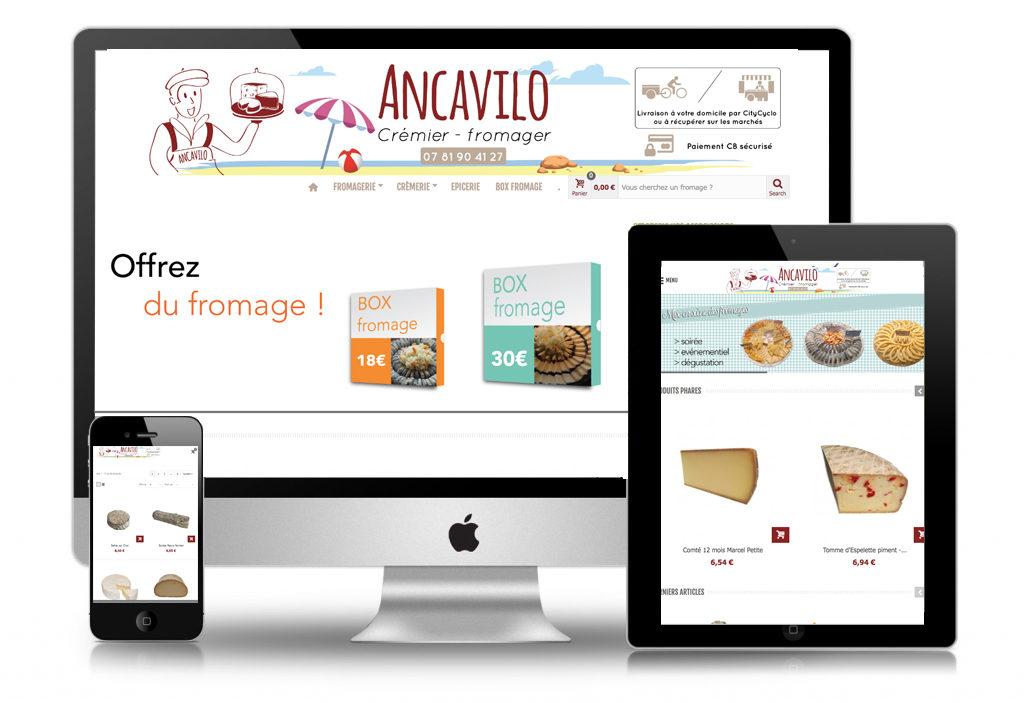 Pointcom Agence web au Mans : Site web Ancavilo